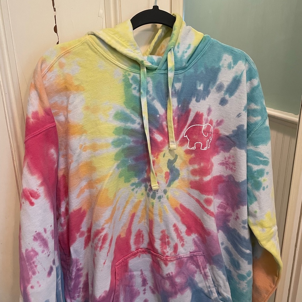 Ivory Ella Tie Dye Hoodie